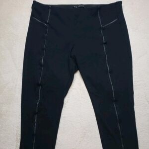 Maurices Womens Black Leggings Size 2R/2 Reg Elastic Waistband Stretch